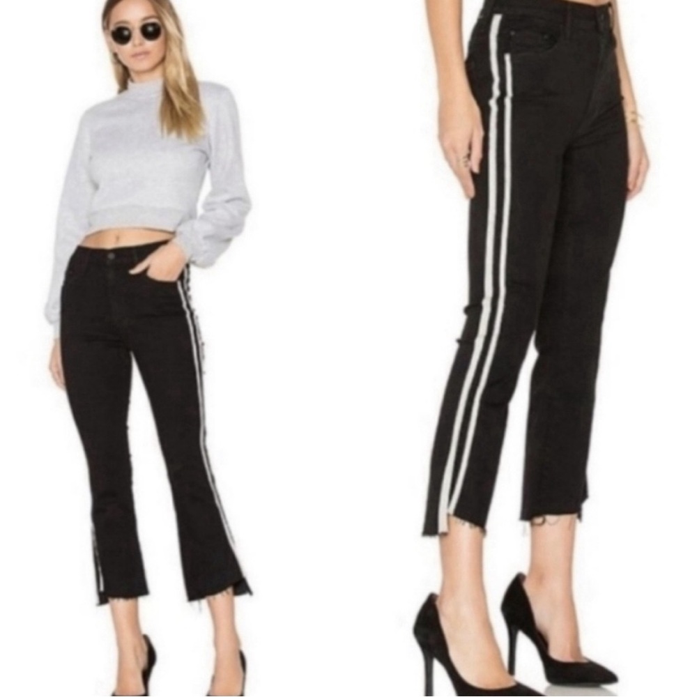 Mother Insider Crop Step Fray Jeans Guilty Racer
